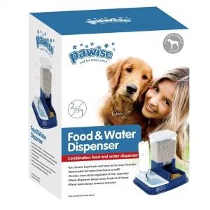 PAWISE Distribuidor de Alimentos e Água 2 EM 1