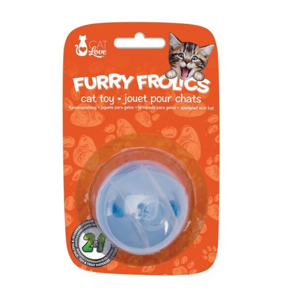 FURRY FROLICS Brinquedo Dispensador para Gatos