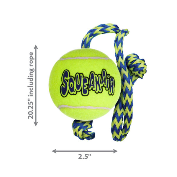 Kong Bola SqueakAir com corda - Image 3