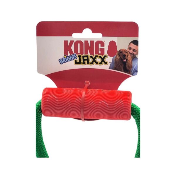 KONG Holiday Jaxx Brights Tug com bola de brinquedo - Image 2