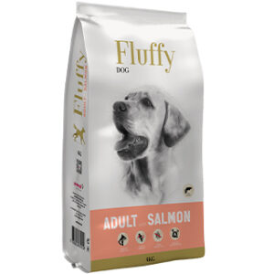 FLUFFY DOG ADULT SALMON