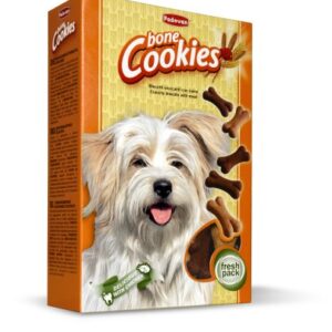 COOKIES BONE BISCOITOS CROCANTES DE CARNE EM FORMA DE OSSO P/CÃES