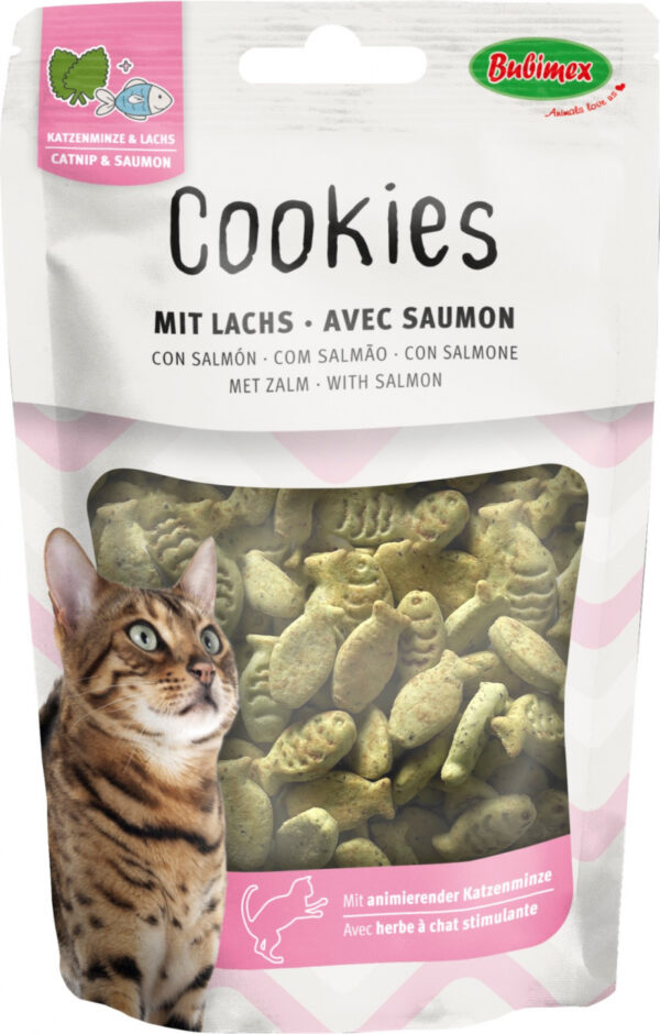 BUBIMEX COOKIES  COM SALMÃO E CATNIP PARA GATO